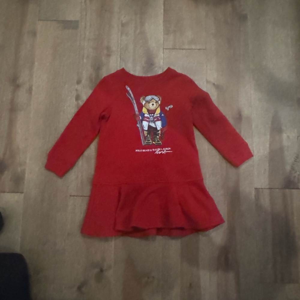 Polo by Ralph Lauren Red Bear Ski Dress